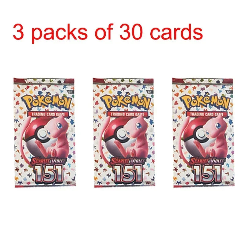 360Pcs Pokemon Card Booster Pack - Destined Rivals Prismatic Evolutions Scarlet Violet PALDEAN English Edition for Battle & Transaction