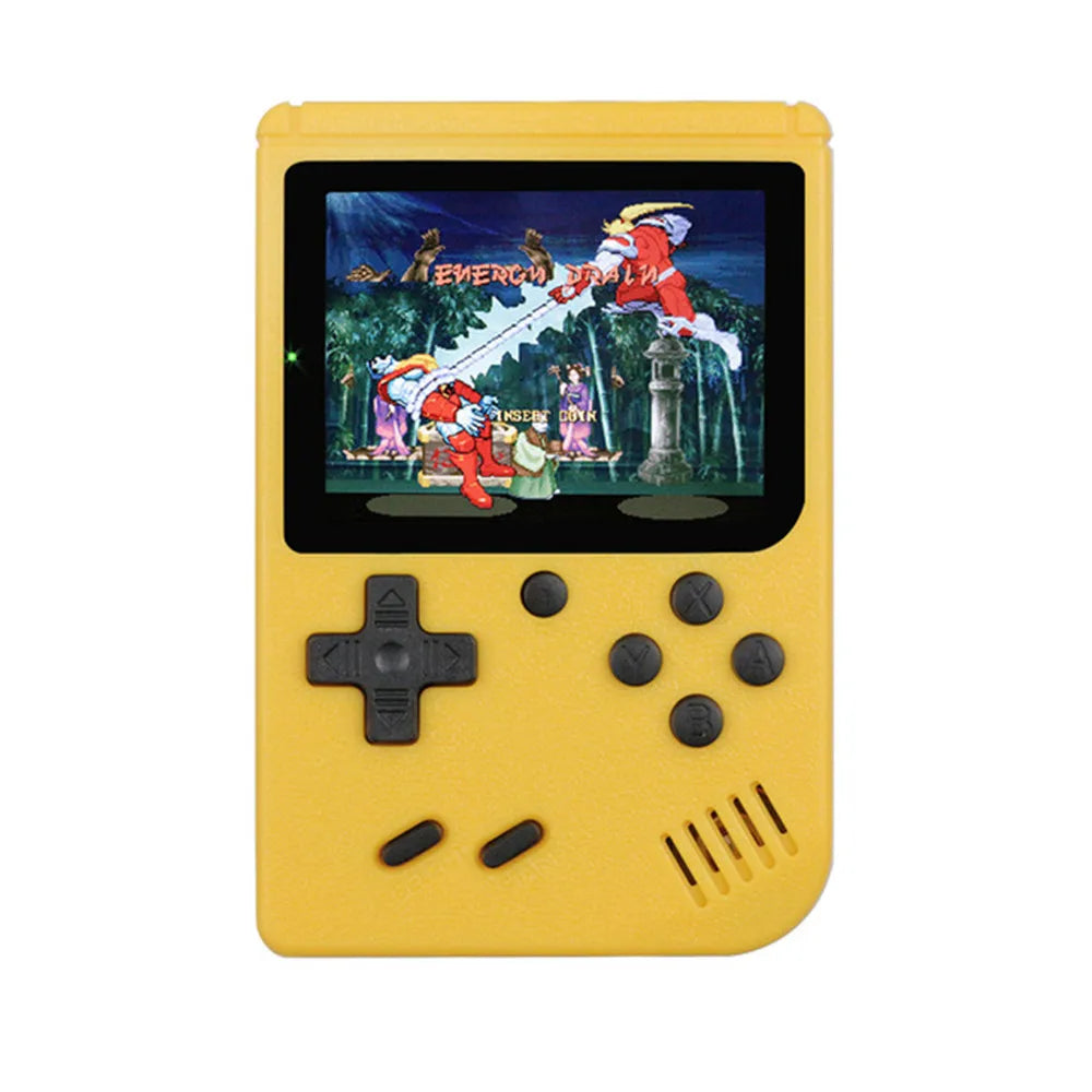 400-in-1 Mini Handheld Game Player Portable Retro Video Console 8-Bit 3.0 Inch Color LCD Screen for Boys - Portable Gaming Entertainment