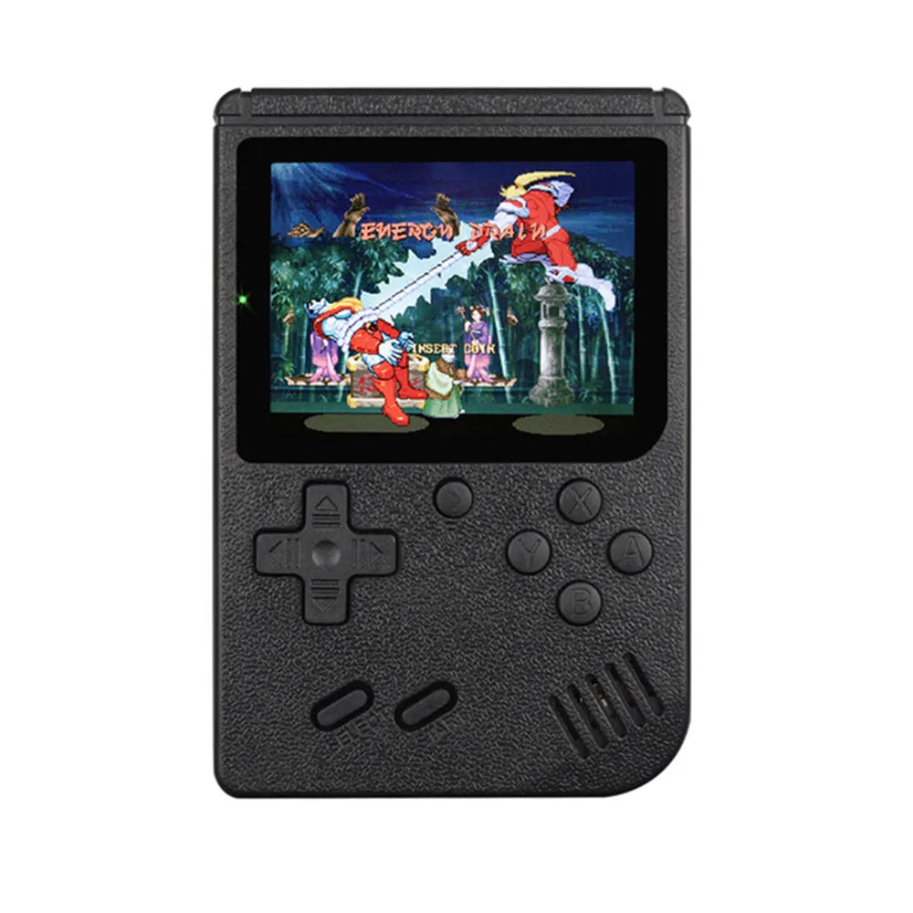 400-in-1 Mini Handheld Game Player Portable Retro Video Console 8-Bit 3.0 Inch Color LCD Screen for Boys - Portable Gaming Entertainment