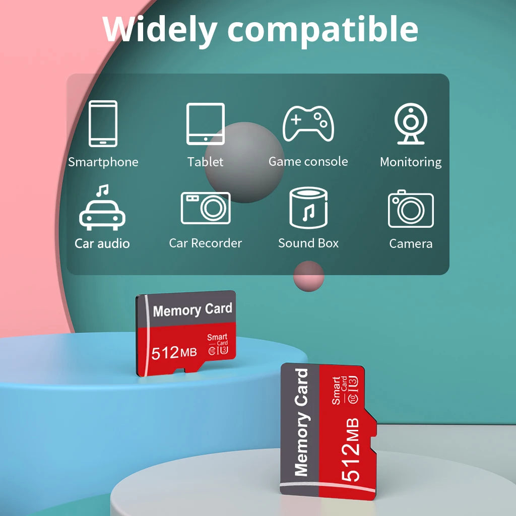 Small Capacity TF Card 64M 128M 256M 512M for Camera Mobile Phone High Speed Read Write A1 Class C10 U3 V30 Memory Card