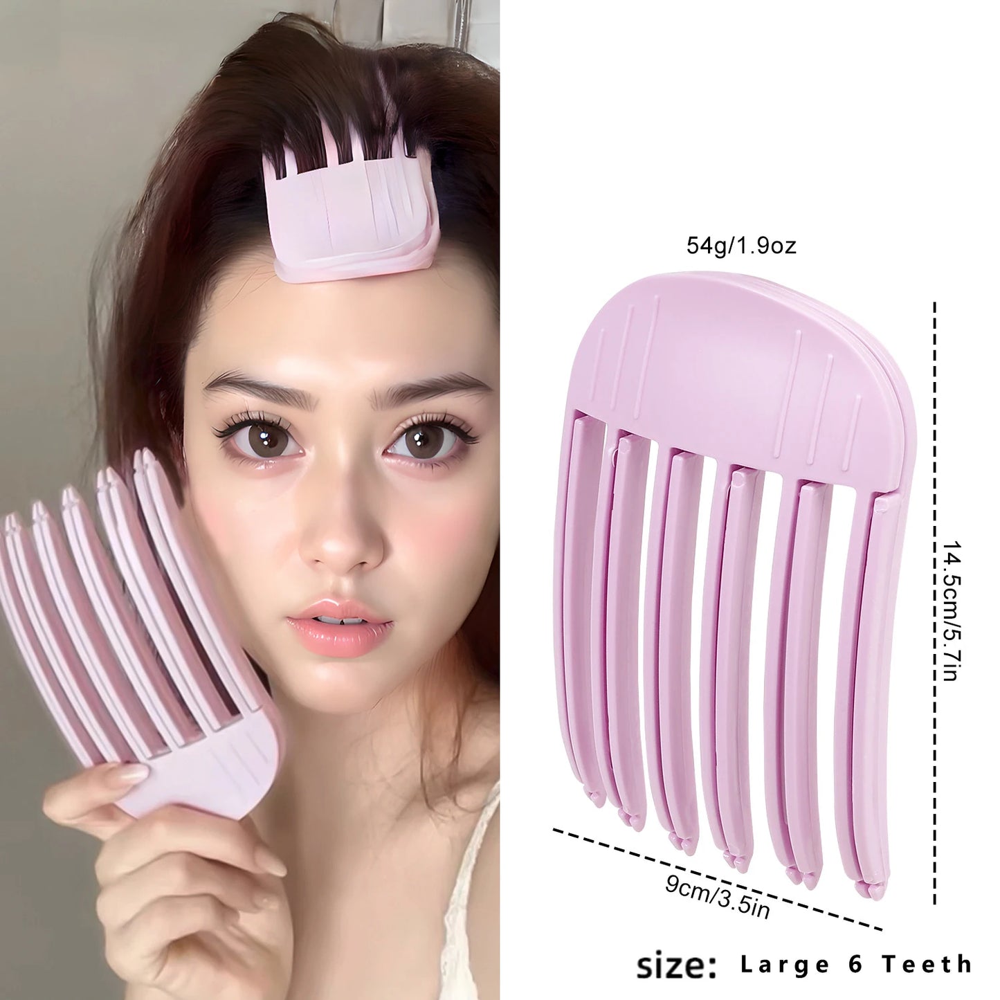 Fluffy Hairpin Curling Clips Women Volumizing Bangs Barrettes Fashion Volume Hair Roller Fixed Shape Unisex Adult Hair Accessories