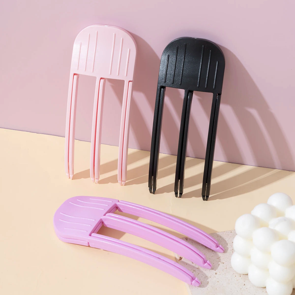 Fluffy Hairpin Curling Clips Women Volumizing Bangs Barrettes Fashion Volume Hair Roller Fixed Shape Unisex Adult Hair Accessories