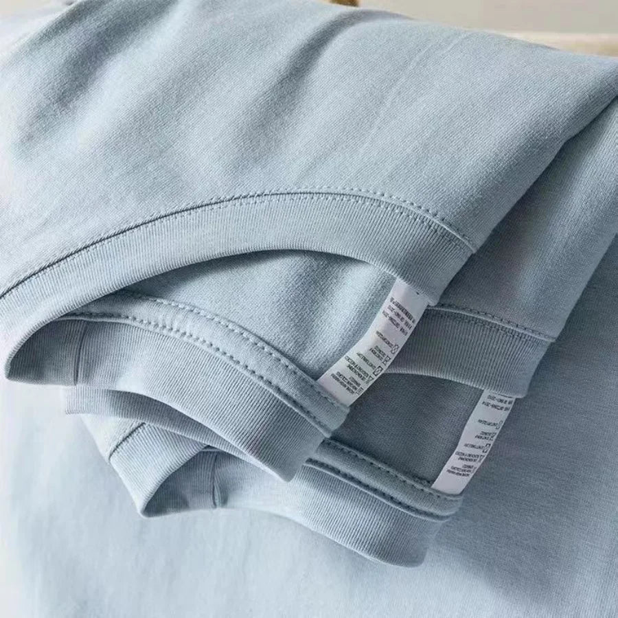 Unisex 100% Cotton Solid Color T-shirt O-Neck Short-Sleeve Summer Casual Top Loose Fit M-4XL Breathable Moisture Wicking
