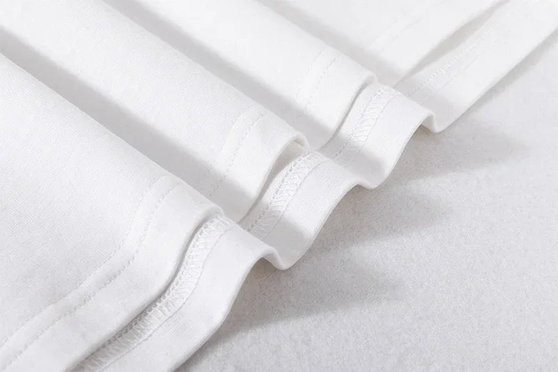 Customized 100% Cotton Printed T-Shirt Men's Fashion Short Sleeve O-Neck Casual Streetwear Tee Breathable Summer Top for Unisex