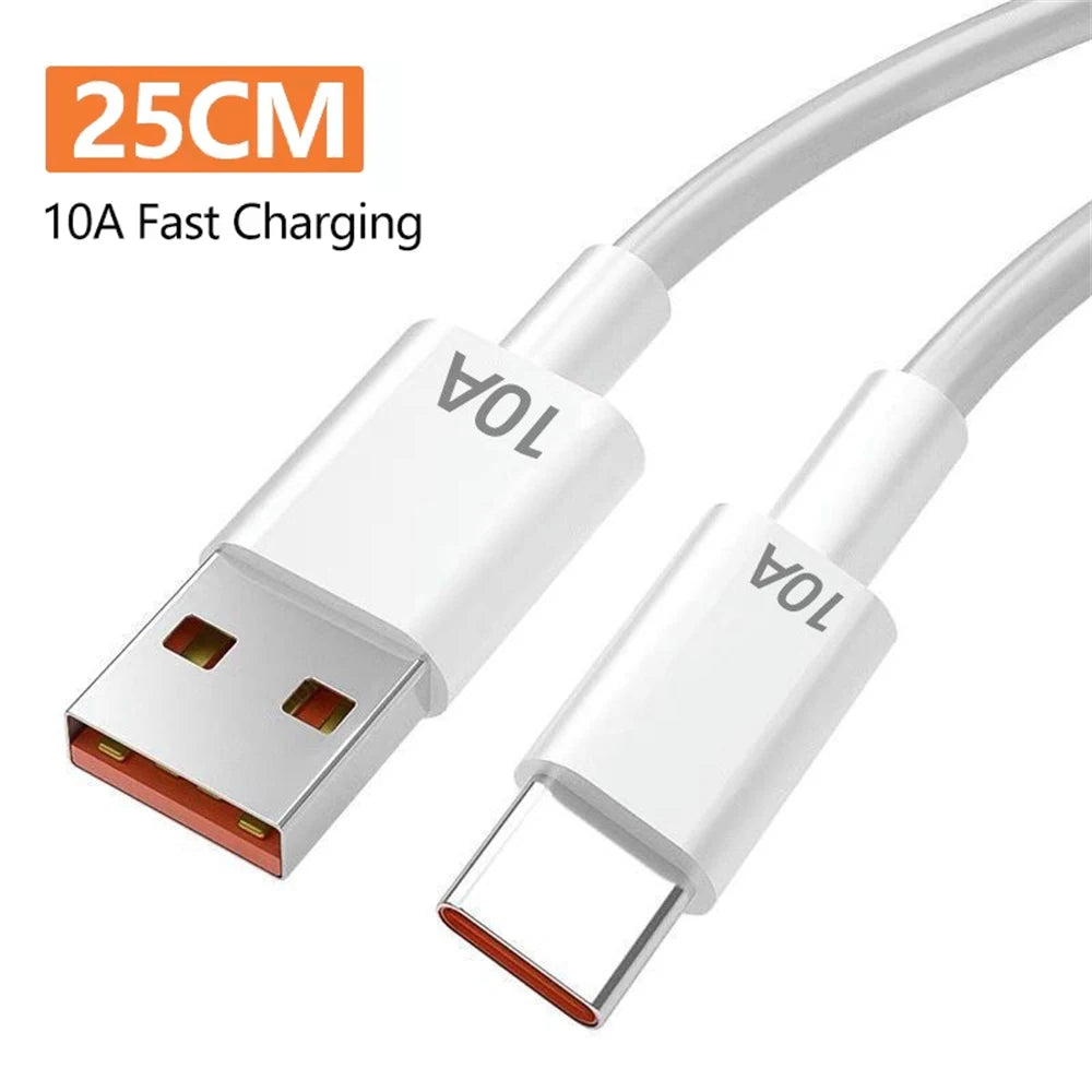 240W GaN USB C Charger 5-in-1 Fast Charging Wall Adapter for iPhone Samsung Xiaomi with EU/US Plug - Compact Power Adapter