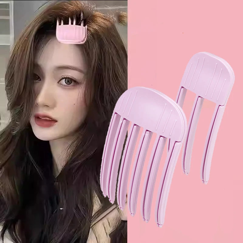 Fluffy Hairpin Curling Clips Women Volumizing Bangs Barrettes Fashion Volume Hair Roller Fixed Shape Unisex Adult Hair Accessories