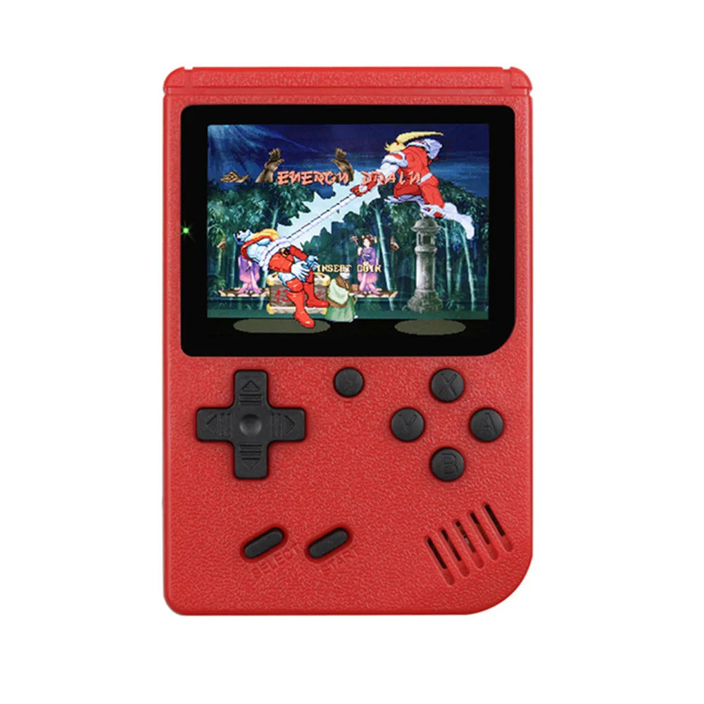 400-in-1 Mini Handheld Game Player Portable Retro Video Console 8-Bit 3.0 Inch Color LCD Screen for Boys - Portable Gaming Entertainment
