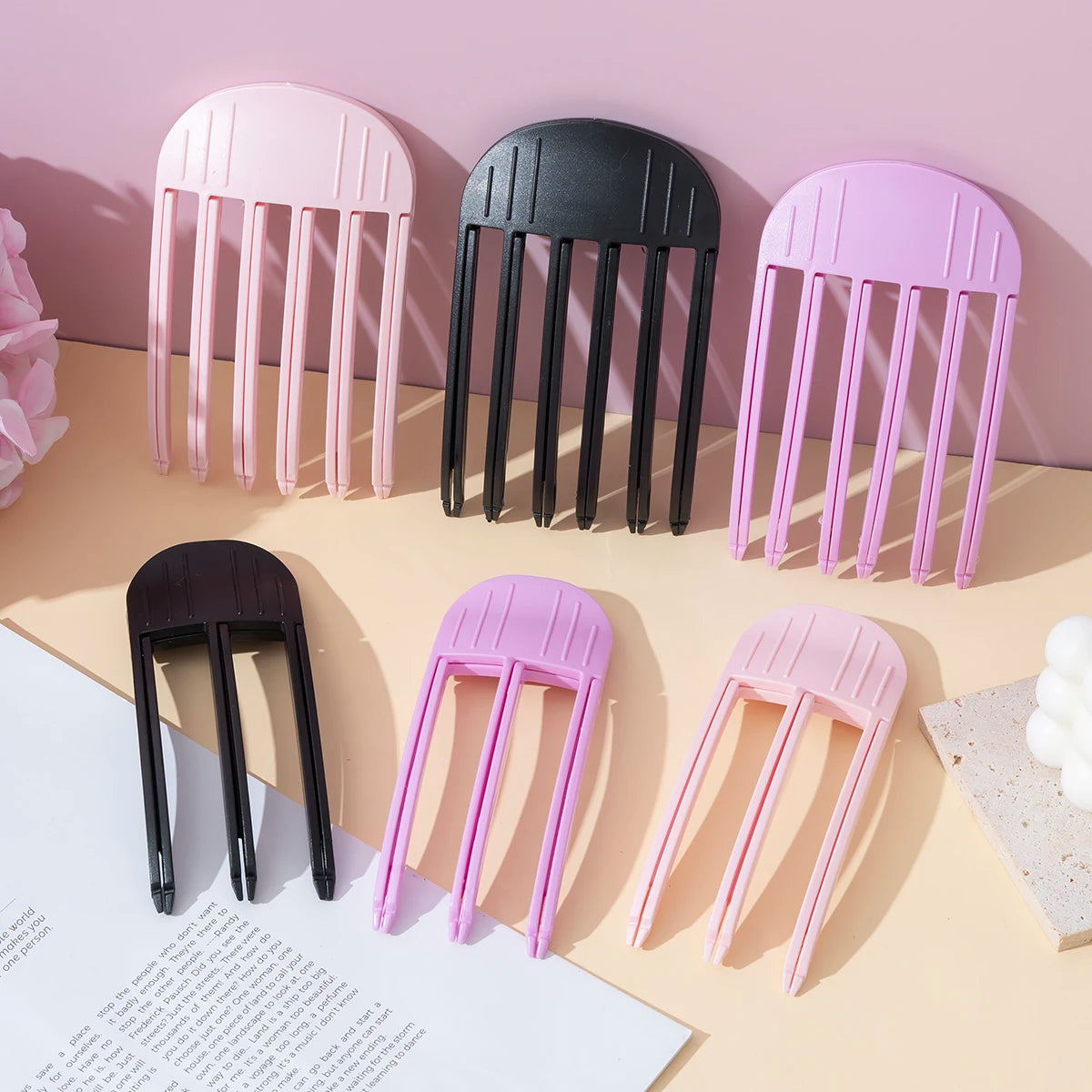 Fluffy Hairpin Curling Clips Women Volumizing Bangs Barrettes Fashion Volume Hair Roller Fixed Shape Unisex Adult Hair Accessories