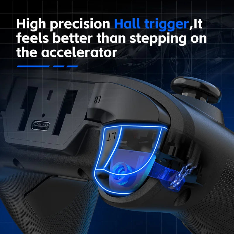 G6 Wireless Mobile Game Controller with Hall Triggers And Joystick for Nintendo Switch PC Android iOS - Supporting Multiple Platforms