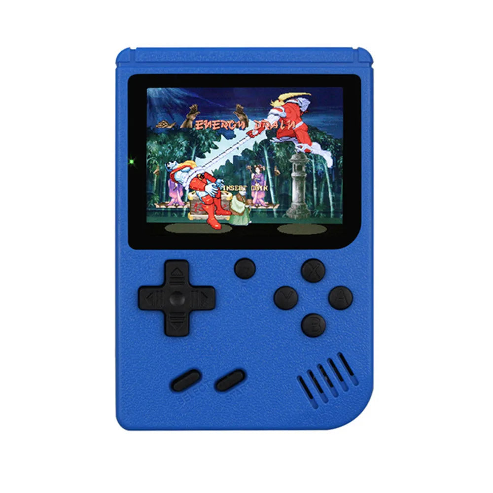 400-in-1 Mini Handheld Game Player Portable Retro Video Console 8-Bit 3.0 Inch Color LCD Screen for Boys - Portable Gaming Entertainment
