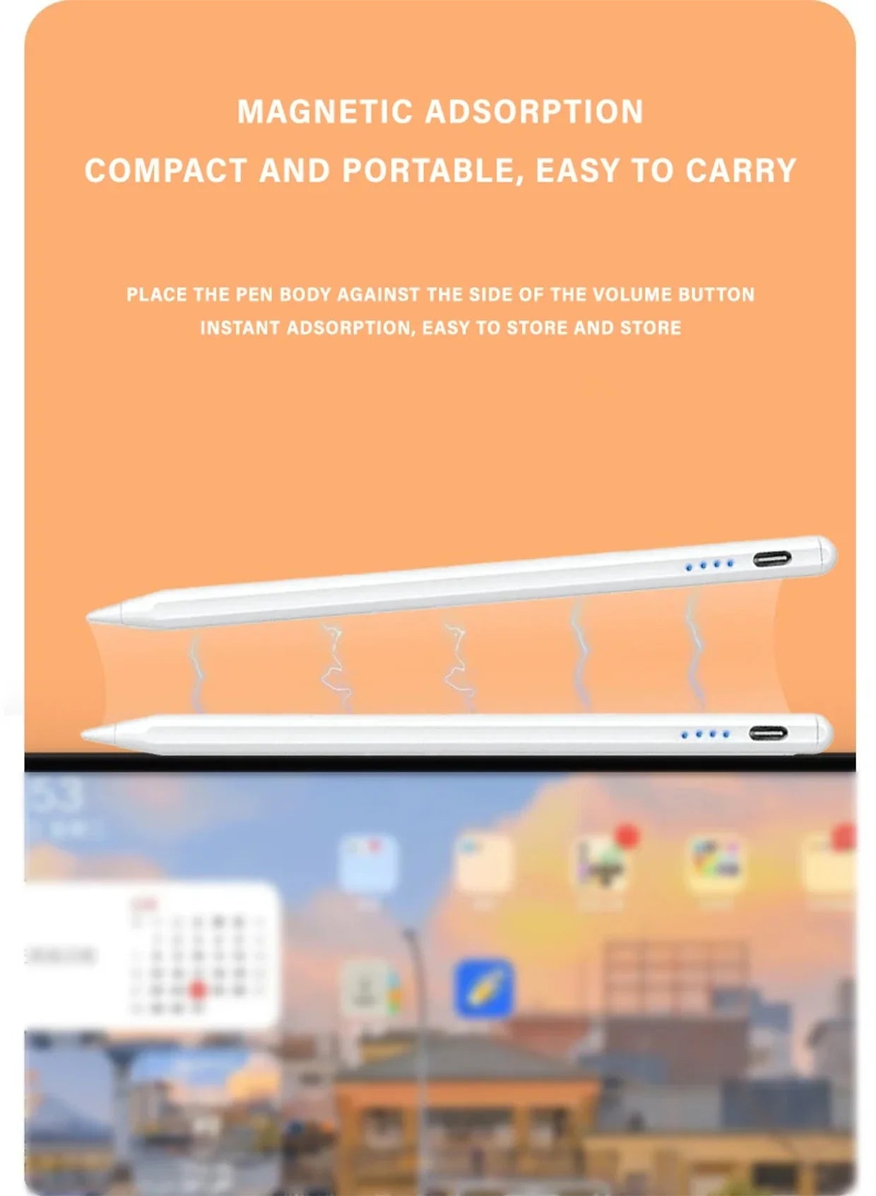 Universal Stylus Pen for Tablets And Phones - Touchscreen Compatible Apple Pencil Alternative for iPad Huawei Lenovo Samsung Xiaomi Redmi