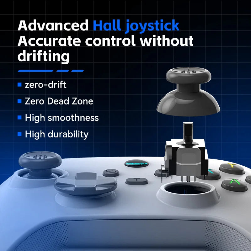 G6 Wireless Mobile Game Controller with Hall Triggers And Joystick for Nintendo Switch PC Android iOS - Supporting Multiple Platforms