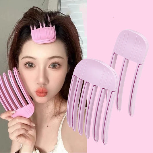 Fluffy Hairpin Curling Clips Women Volumizing Bangs Barrettes Fashion Volume Hair Roller Fixed Shape Unisex Adult Hair Accessories