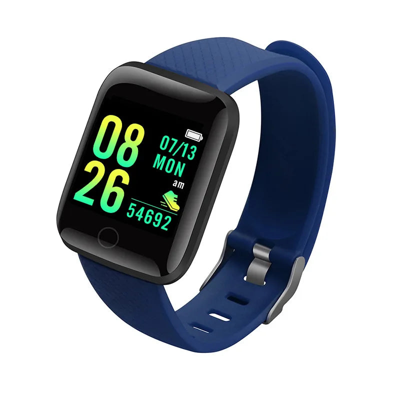 Smartwatch for Men Women Fitness Tracker Message Reminder Sleep Monitor Heart Rate Monitor Wristwatch Compatible with Android iOS