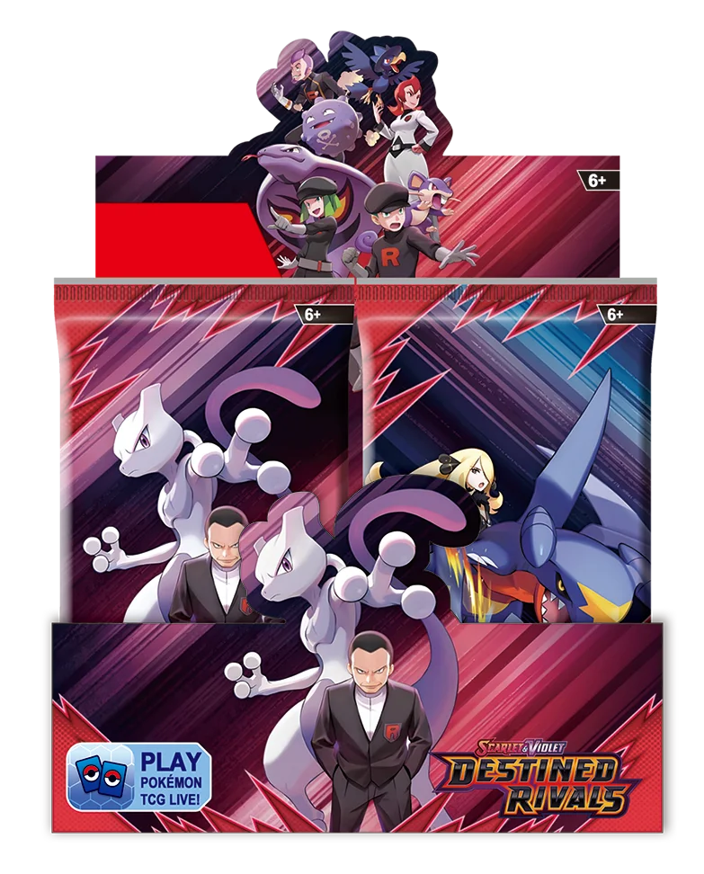 360Pcs Pokemon Card Booster Pack - Destined Rivals Prismatic Evolutions Scarlet Violet PALDEAN English Edition for Battle & Transaction
