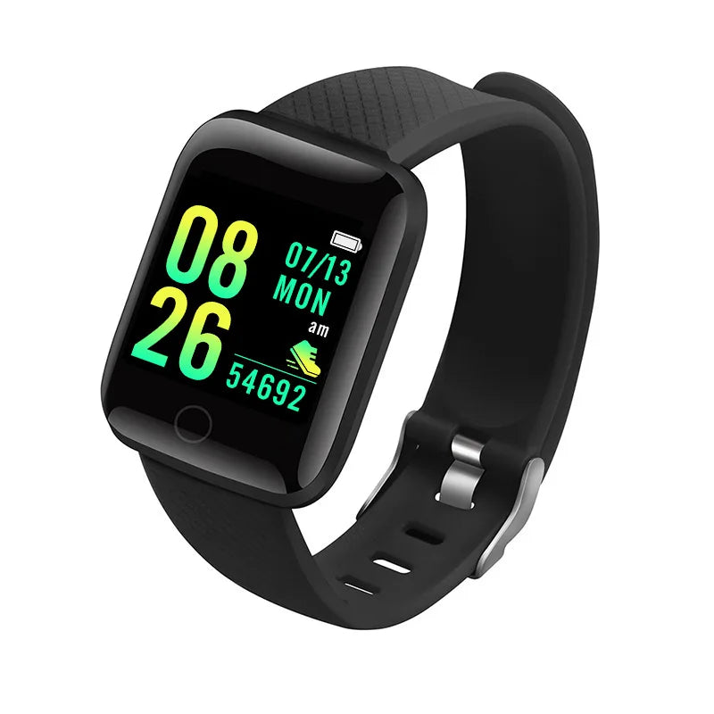 Smartwatch for Men Women Fitness Tracker Message Reminder Sleep Monitor Heart Rate Monitor Wristwatch Compatible with Android iOS