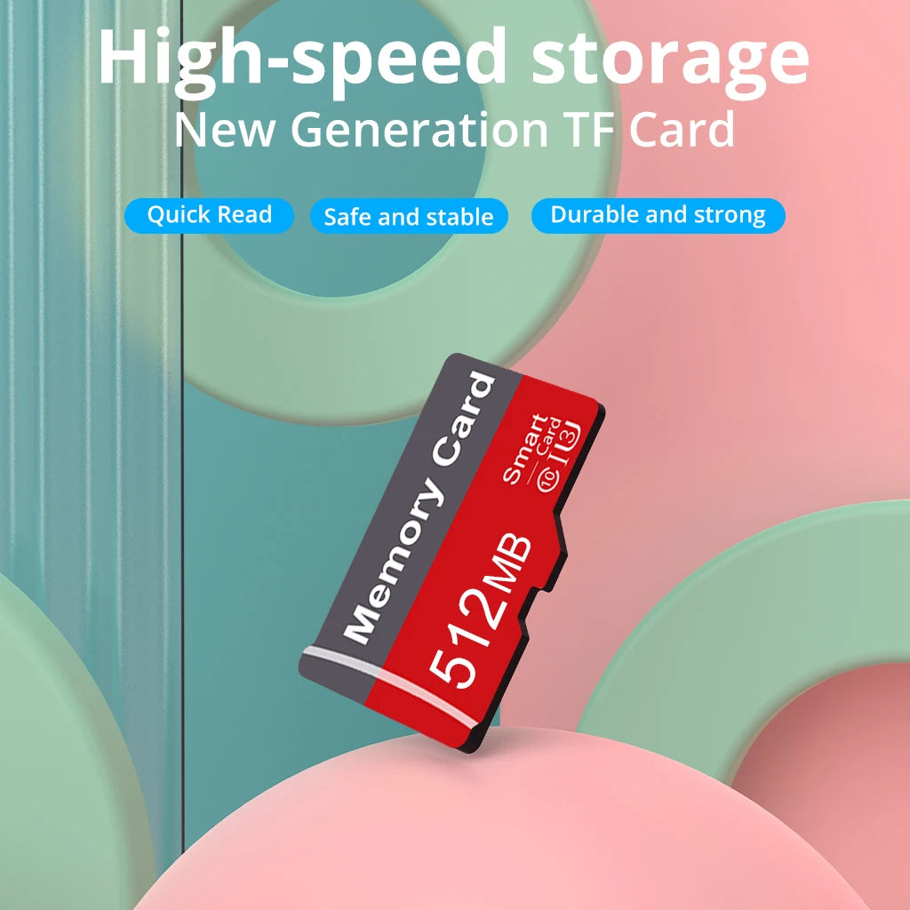 Small Capacity TF Card 64M 128M 256M 512M for Camera Mobile Phone High Speed Read Write A1 Class C10 U3 V30 Memory Card