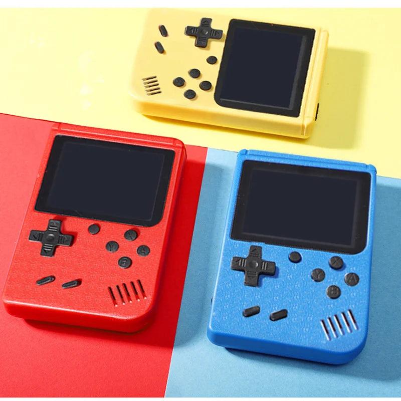 400-in-1 Mini Handheld Game Player Portable Retro Video Console 8-Bit 3.0 Inch Color LCD Screen for Boys - Portable Gaming Entertainment