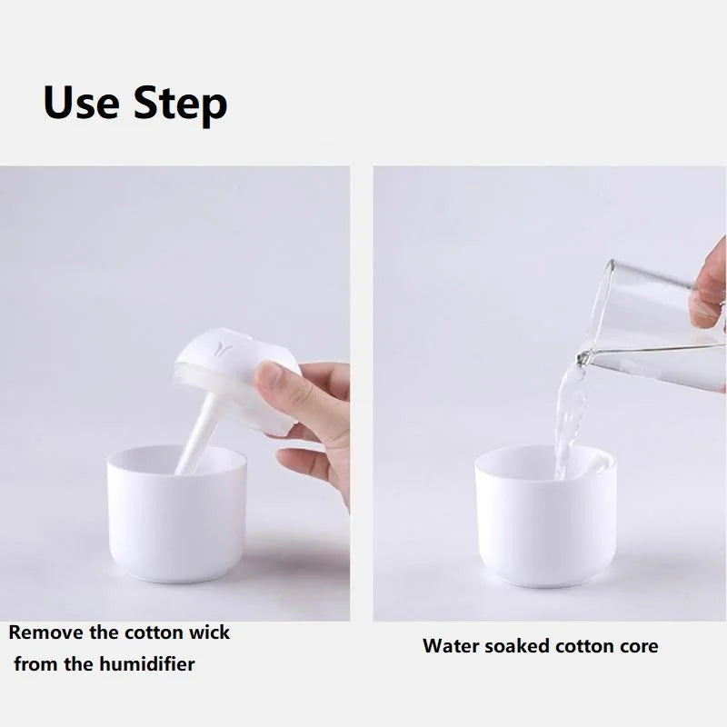250ML USB Mini Ultrasonic Air Humidifier Essential Oil Aroma Diffuser with LED Color Lamp for Home Car Mute Mist Maker Touch-tone Control