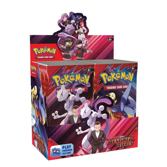 360Pcs Pokemon Card Booster Pack - Destined Rivals Prismatic Evolutions Scarlet Violet PALDEAN English Edition for Battle & Transaction