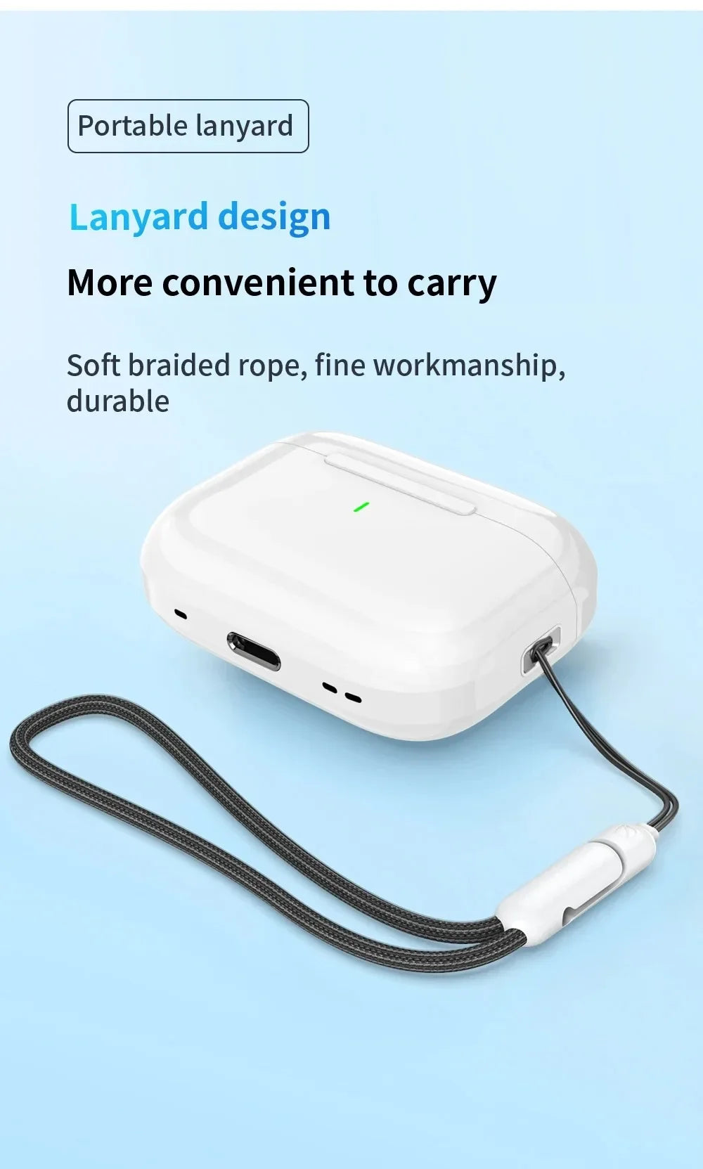 Airs pro Wireless Bluetooth Earphones with Gaming Features Noise-Cancellation 5.0 USB Charging Case Sport Kids' Headphones