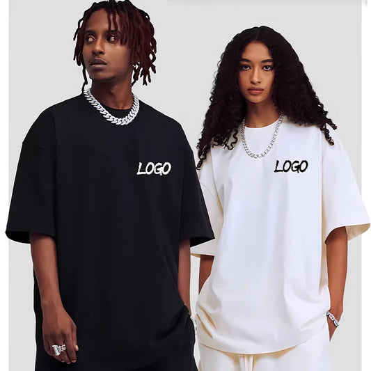 Customized 100% Cotton Printed T-Shirt Men's Fashion Short Sleeve O-Neck Casual Streetwear Tee Breathable Summer Top for Unisex