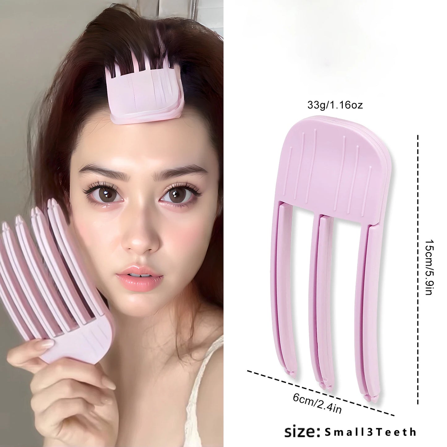 Fluffy Hairpin Curling Clips Women Volumizing Bangs Barrettes Fashion Volume Hair Roller Fixed Shape Unisex Adult Hair Accessories