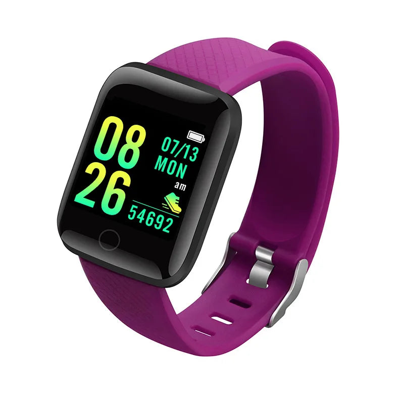 Smartwatch for Men Women Fitness Tracker Message Reminder Sleep Monitor Heart Rate Monitor Wristwatch Compatible with Android iOS