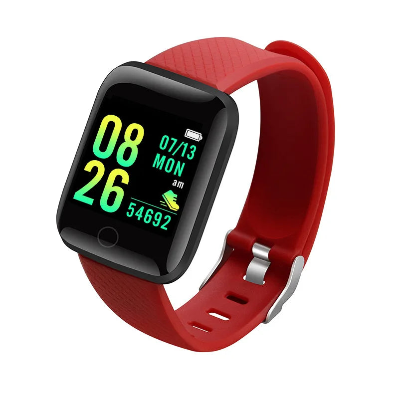 Smartwatch for Men Women Fitness Tracker Message Reminder Sleep Monitor Heart Rate Monitor Wristwatch Compatible with Android iOS