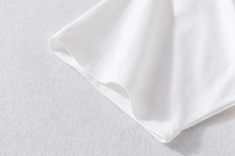 Customized 100% Cotton Printed T-Shirt Men's Fashion Short Sleeve O-Neck Casual Streetwear Tee Breathable Summer Top for Unisex