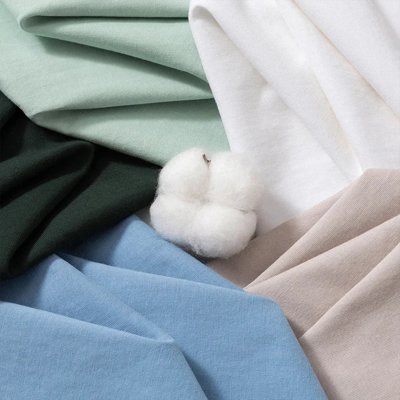 Customized 100% Cotton Printed T-Shirt Men's Fashion Short Sleeve O-Neck Casual Streetwear Tee Breathable Summer Top for Unisex